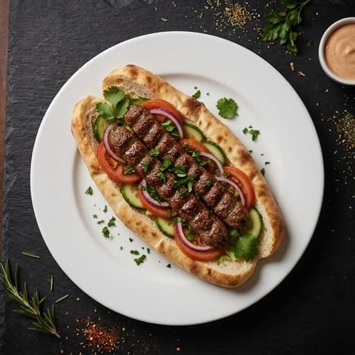 Lammspett i Irakiskt Bröd