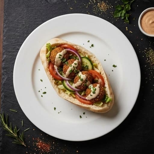 Falafel i Irakiskt Bröd